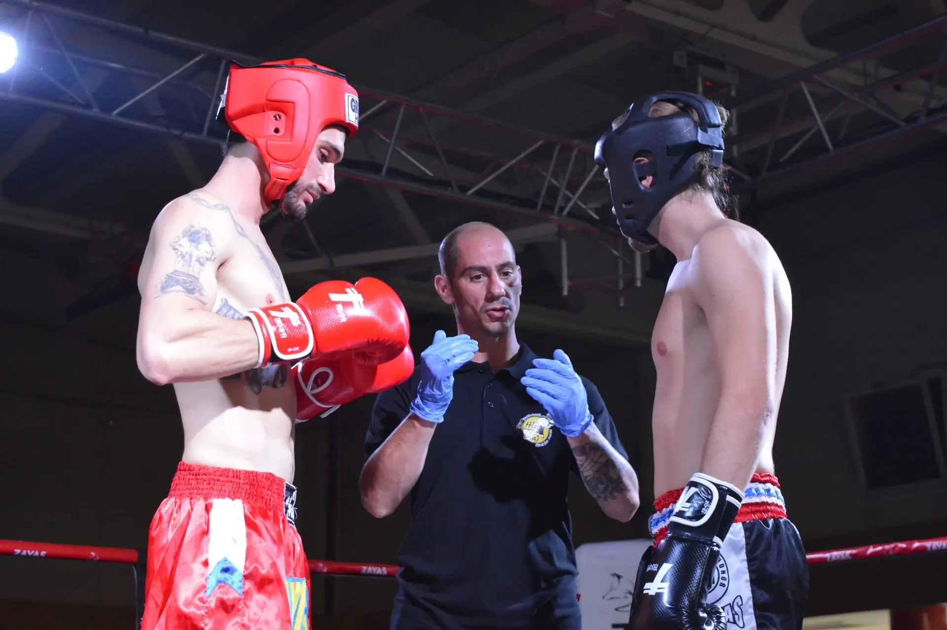 Rubén Merino en disciplina de kick boxing