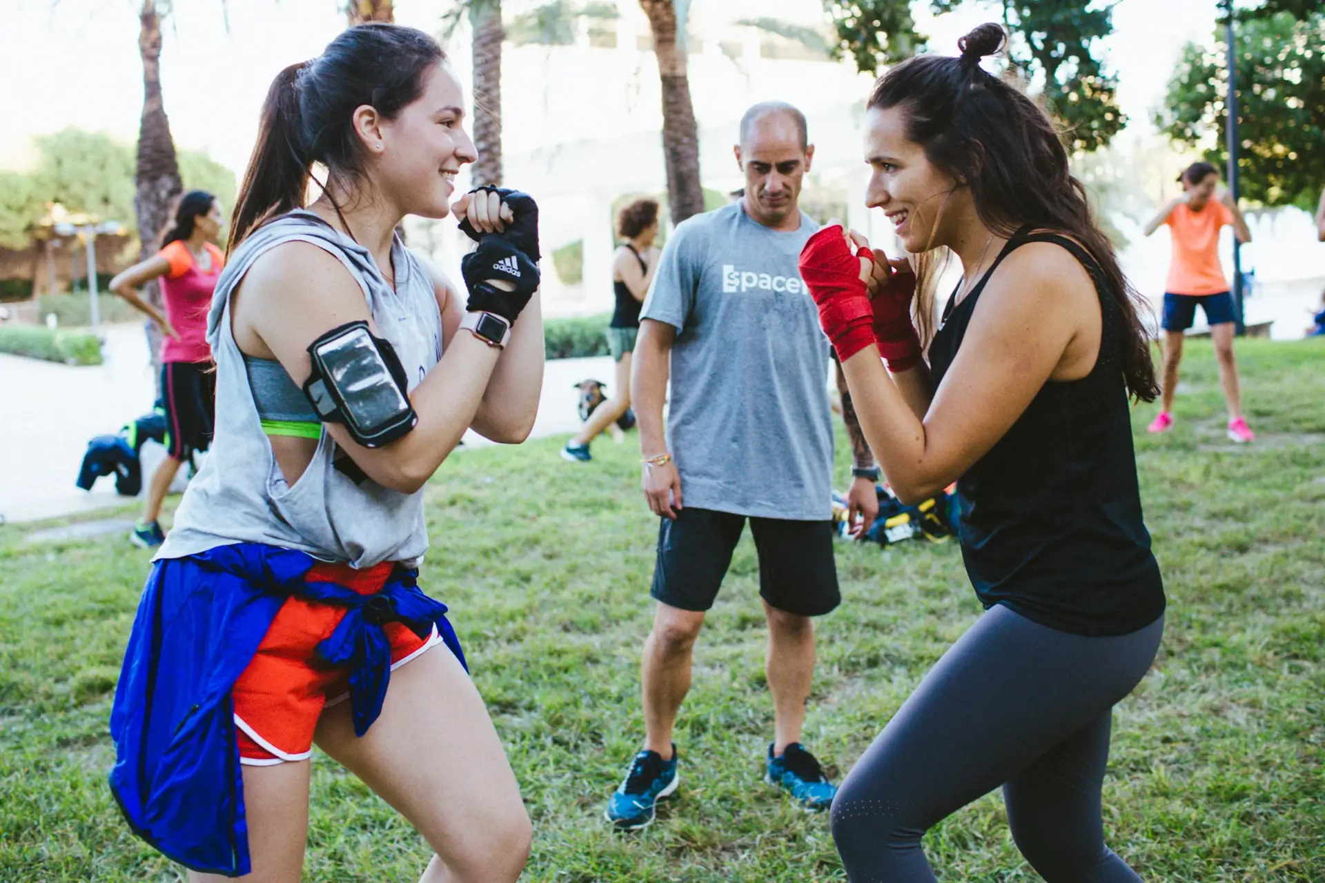 Clase de boxeo sin contacto en Valencia