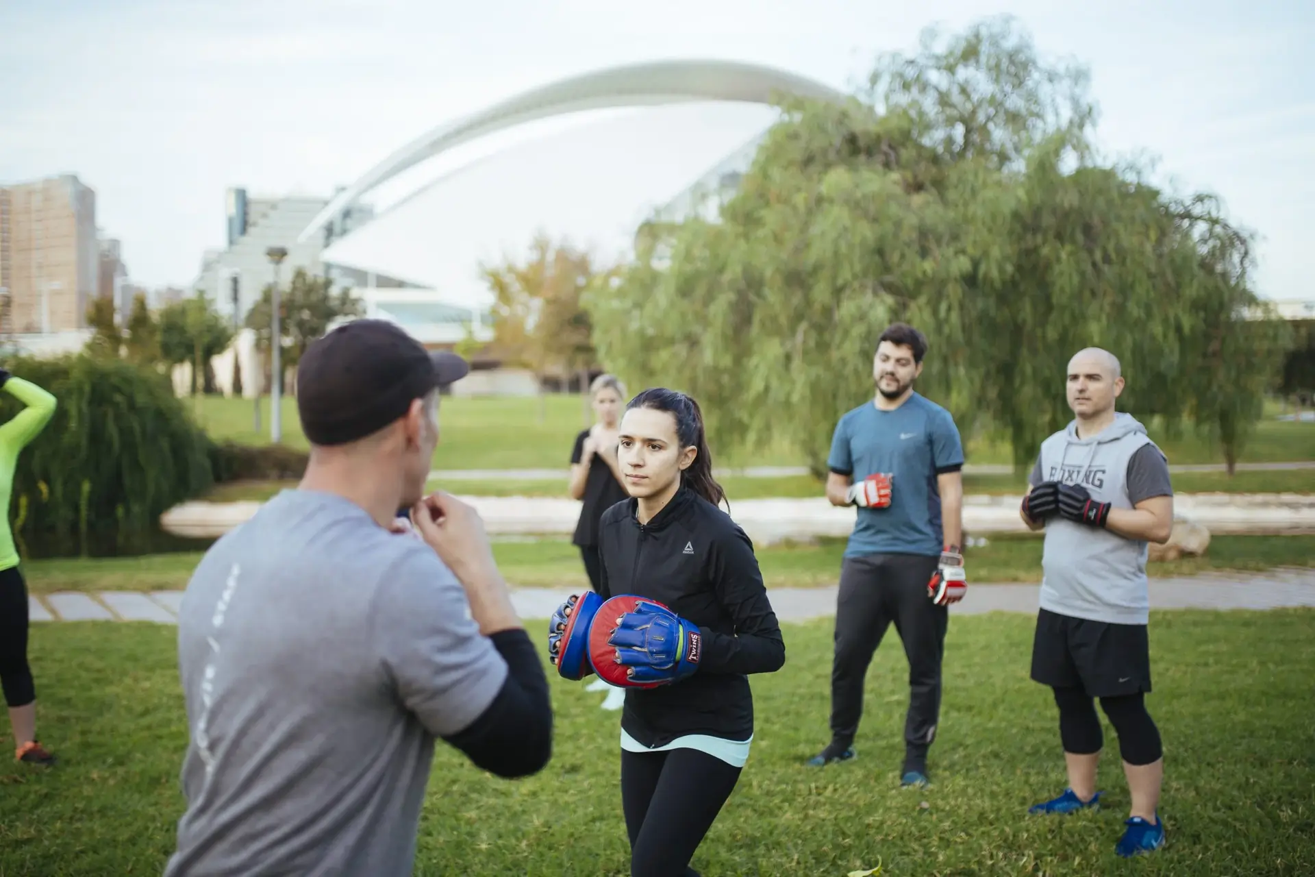 Galería de clases de grupo de boxeo en Valencia